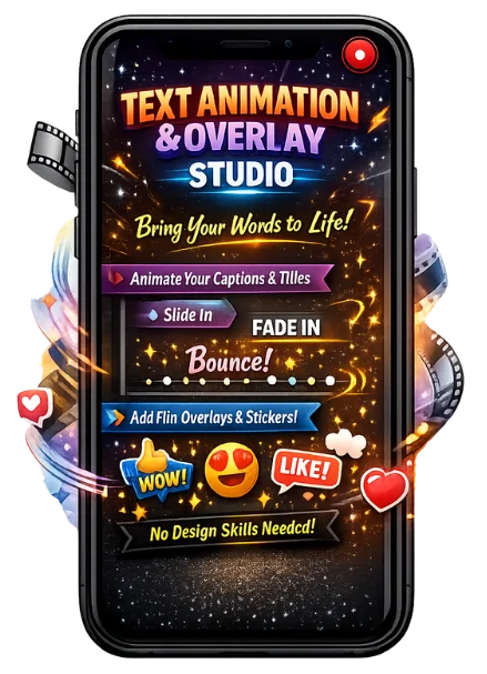 Text Animation and Overlay Studio